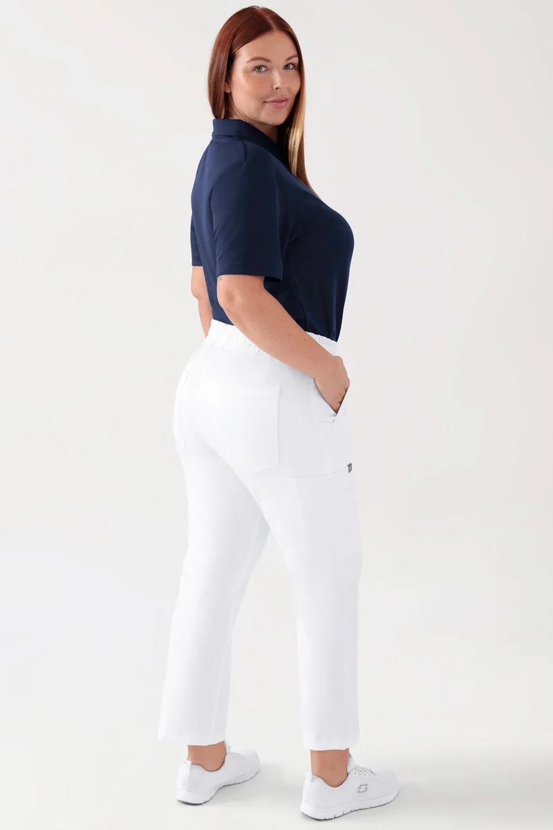 COMFY FLEX Stretch Hose Unisex - 7/8 Länge weiß