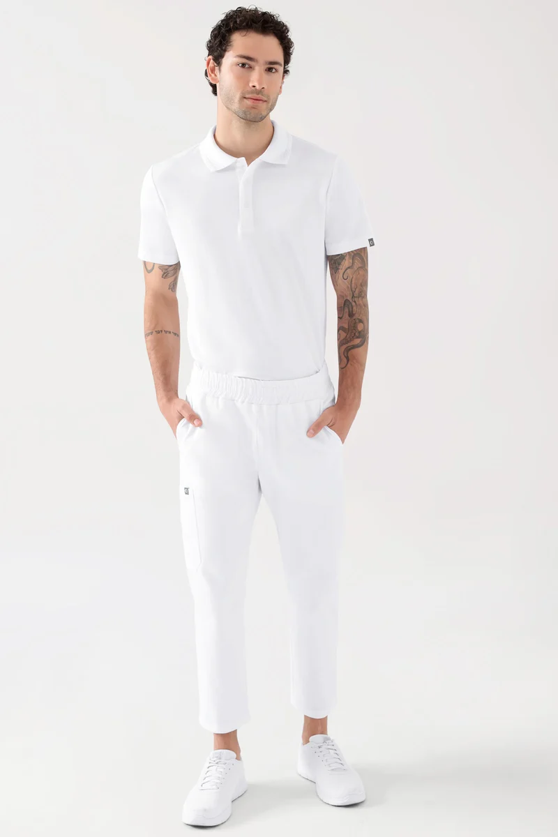 COMFY FLEX Stretch Hose Unisex - 7/8 Länge weiß