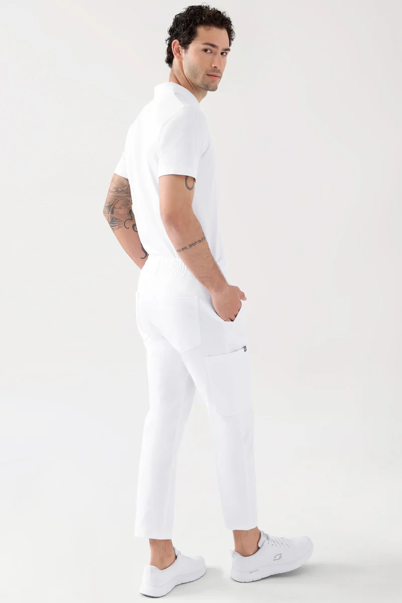 COMFY FLEX Stretch Hose Unisex - 7/8 Länge weiß