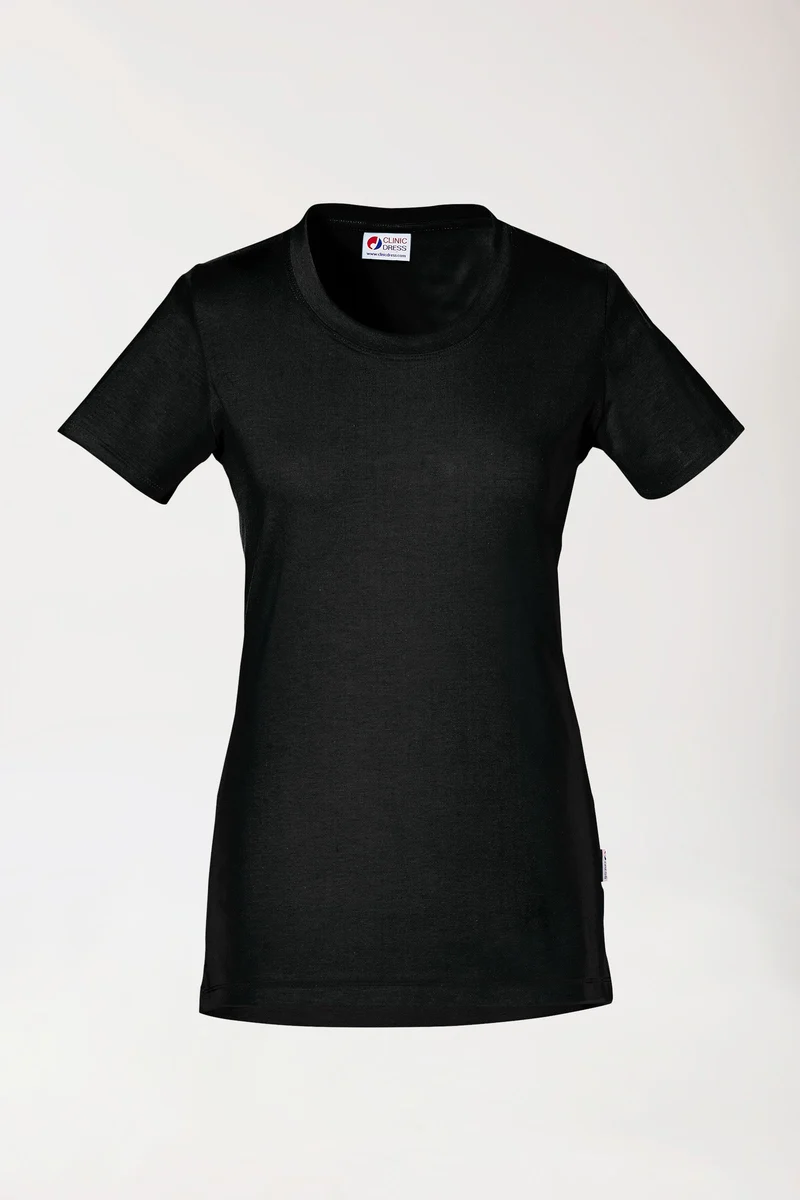 CORE Shirt Damen - Rundhals schwarz