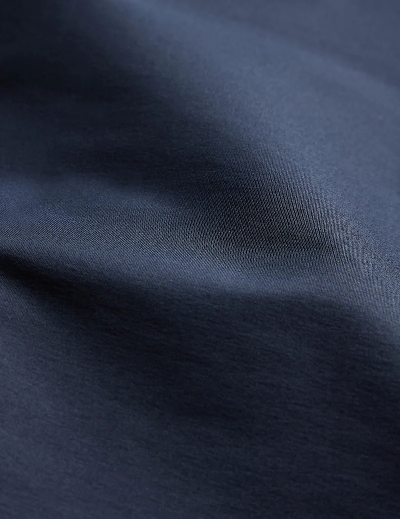 Chemise Ajustée stretch bleu marine
