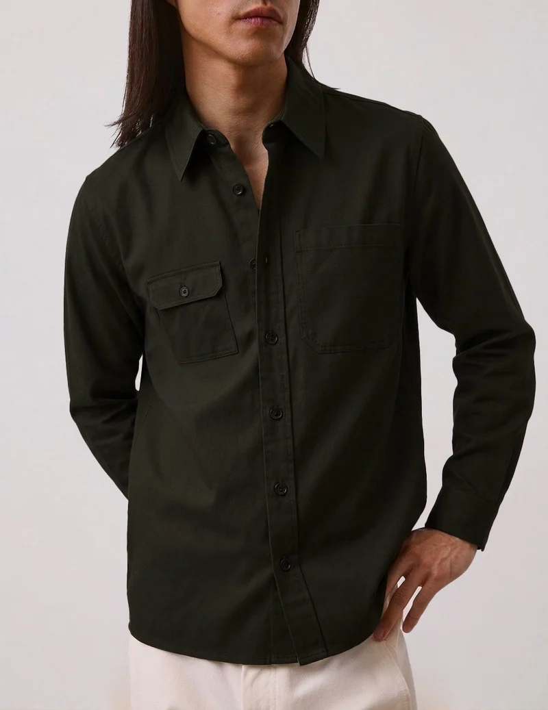 Chemise Pierrot vert