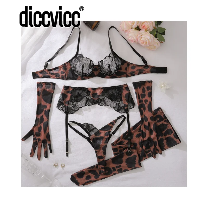 Push-Up Sexy BH-Set + Slip Unterwäsche Spitze Dessous Reizwäsche Tanga Schlüpfer