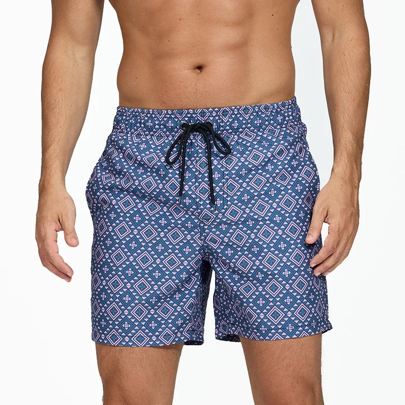 Herren Badehose Badeshort Kurze Hose Shorts Schwimmhose 100% Polyester NEU