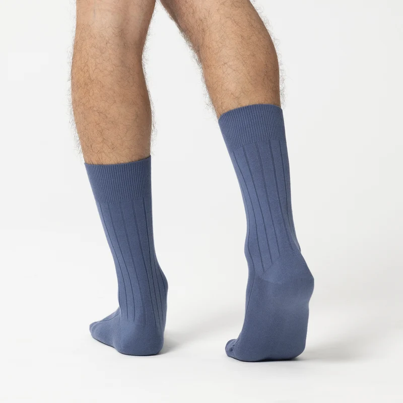 Wadensocken Classic / Taubenblau