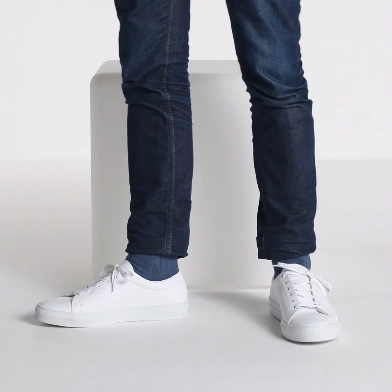 Wadensocken Classic / Taubenblau