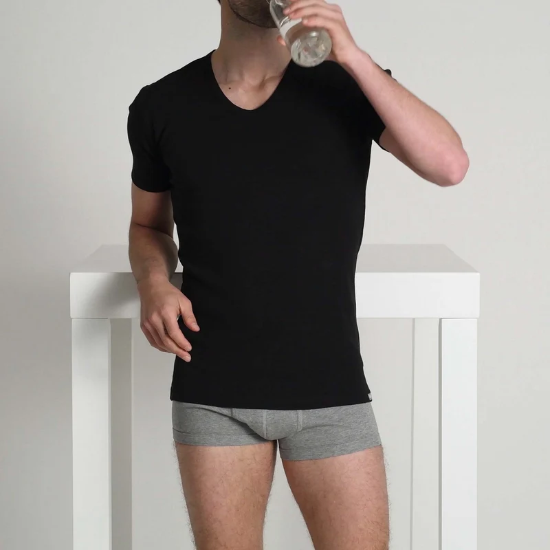 T-Shirt Suzette 2er Pack / Schwarz