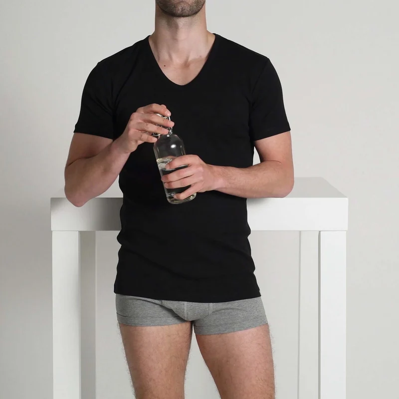 T-Shirt Suzette 2er Pack / Schwarz