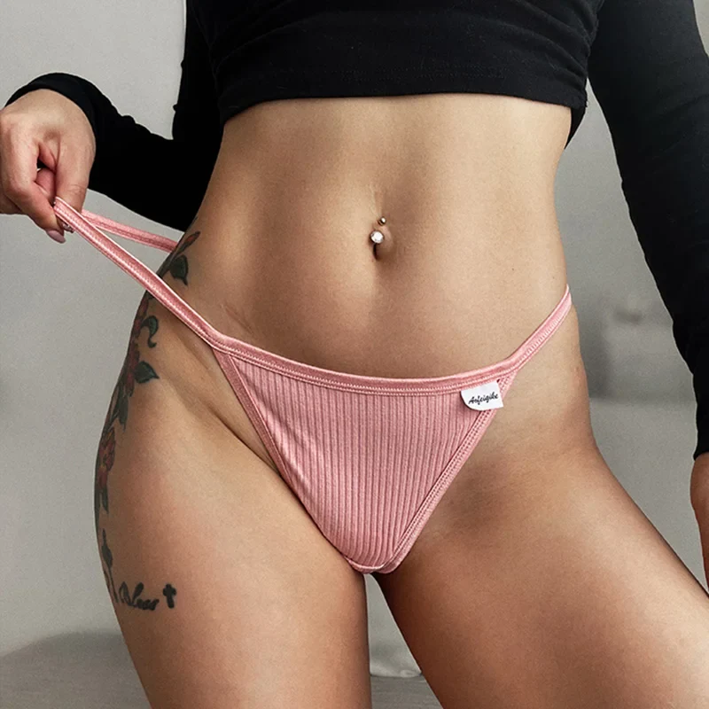 Frauen Tanga String Höschen Sexy Schlüpfer Slip Dessous Unterwäsche Panties