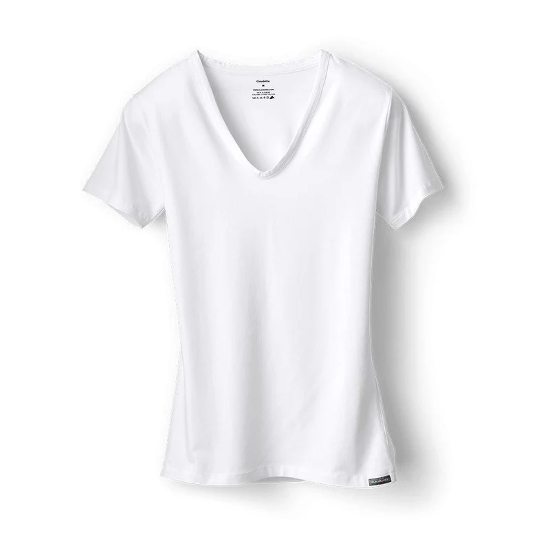 T-Shirt Claudette 2er Pack / Weiss