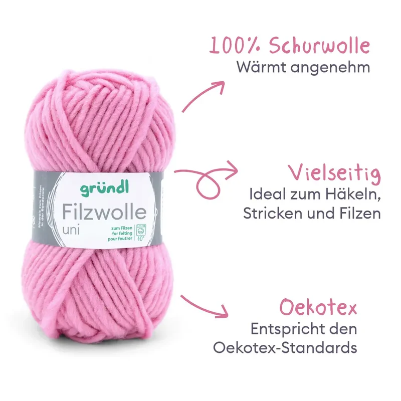 Filzset Kinder-Hausschuhe Schwein