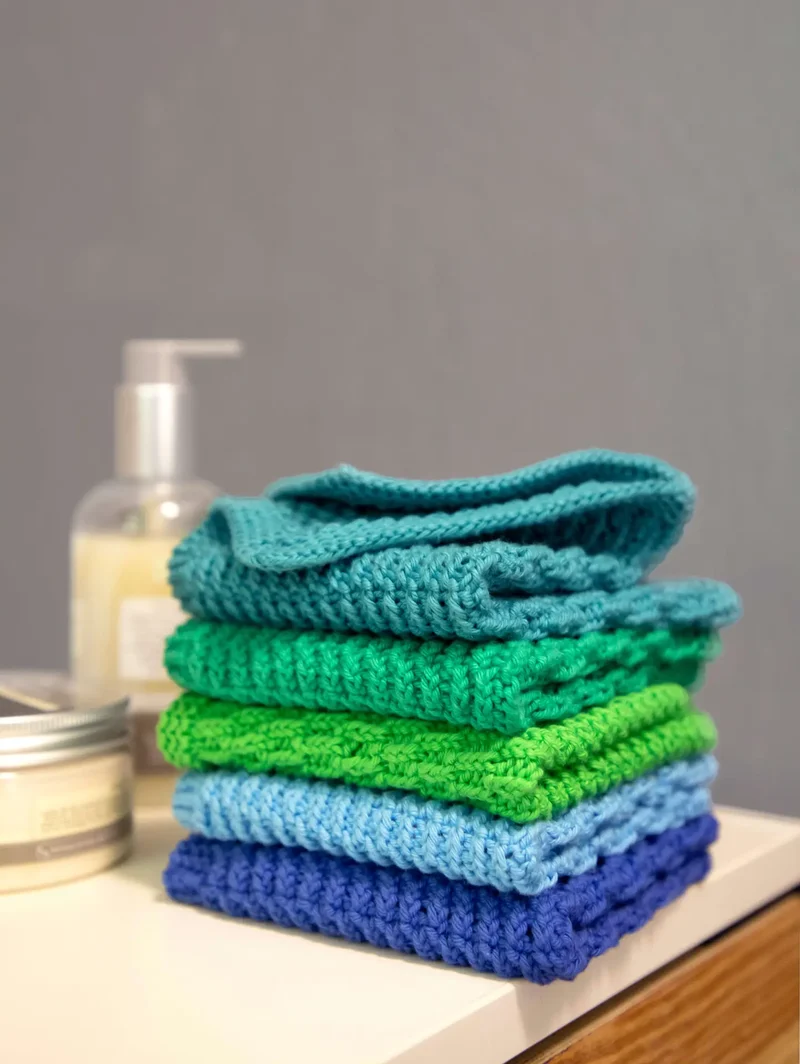 Strickset Gästehandtücher