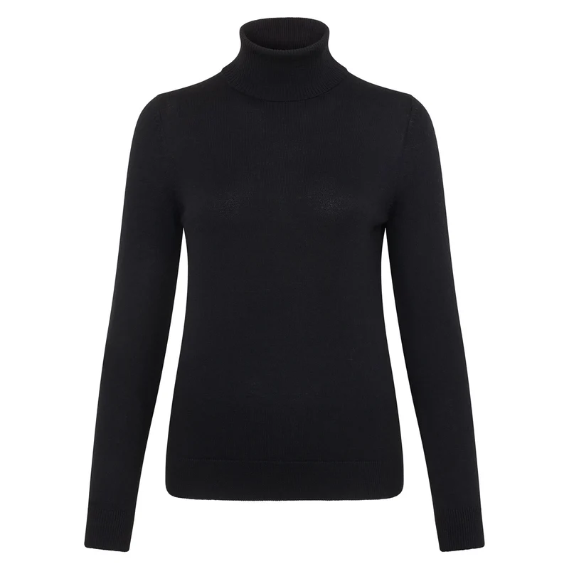 Rollkragenpullover aus reiner extrafeiner Merinowolle für Damen