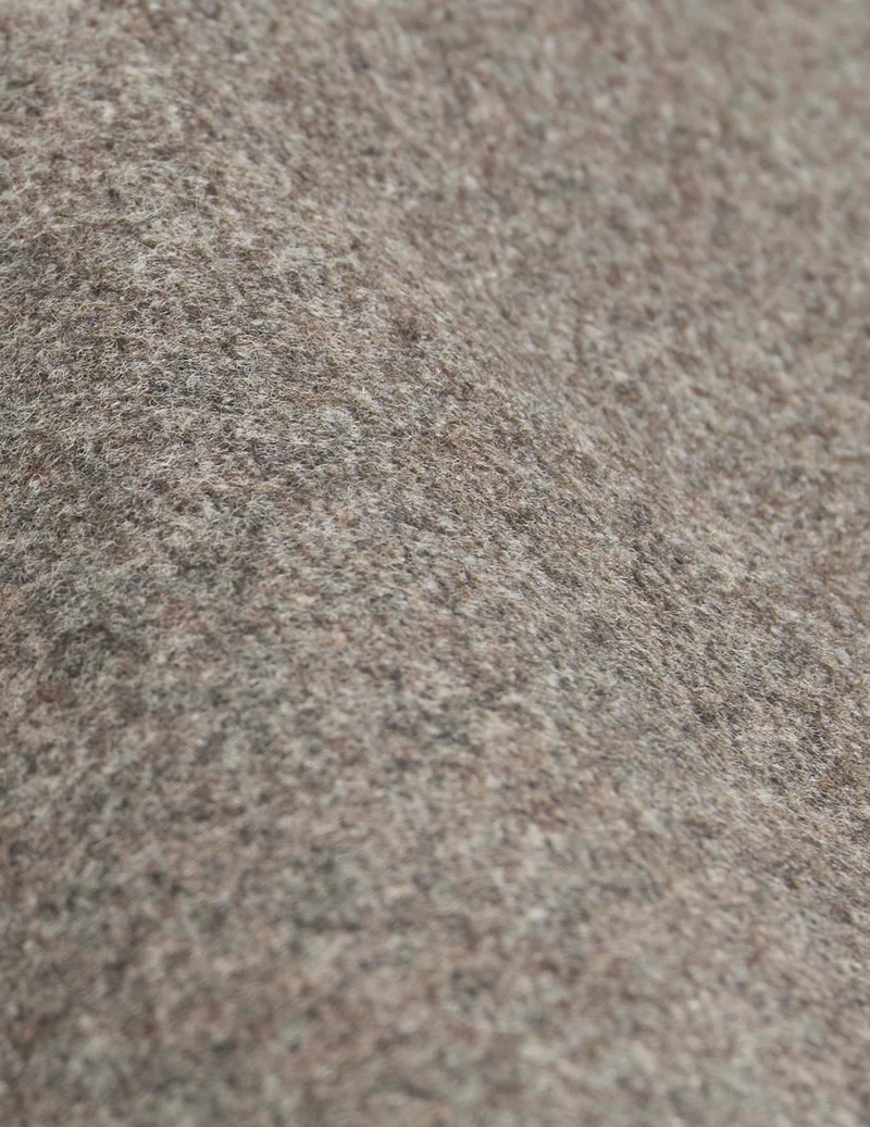 Surchemise Maxime en laine vierge taupe