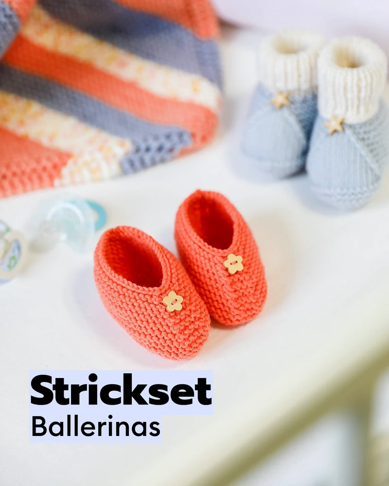 Strickset Baby Ballerinas