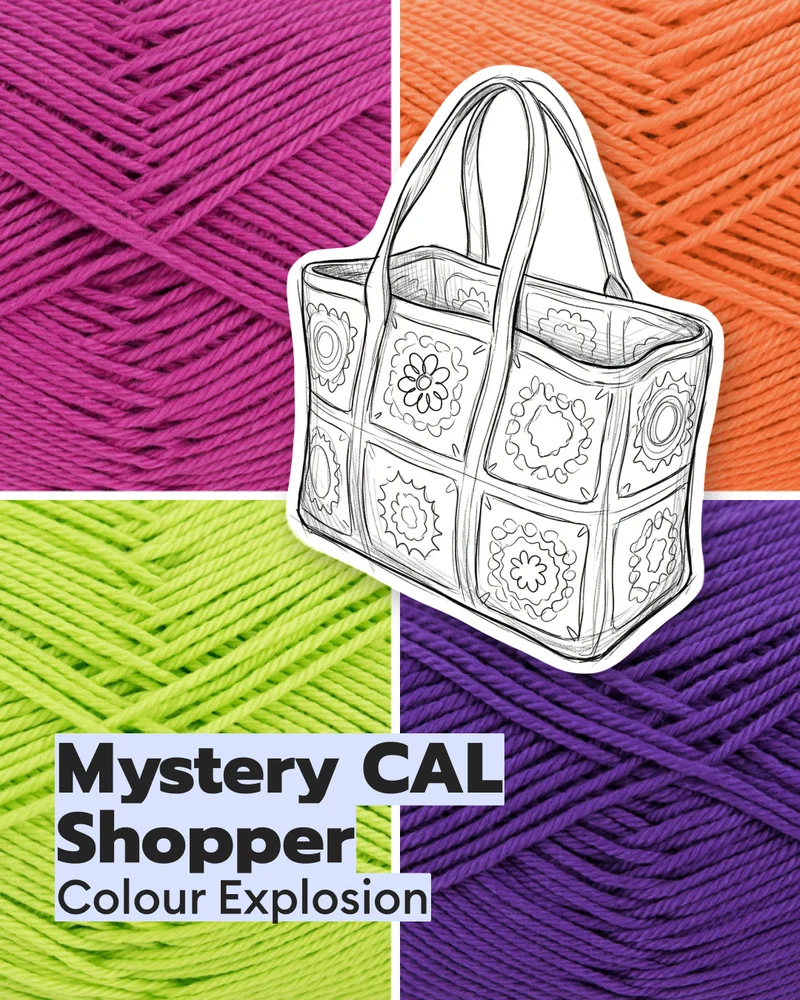 Häkelset Shopper Mystery Crochet Along