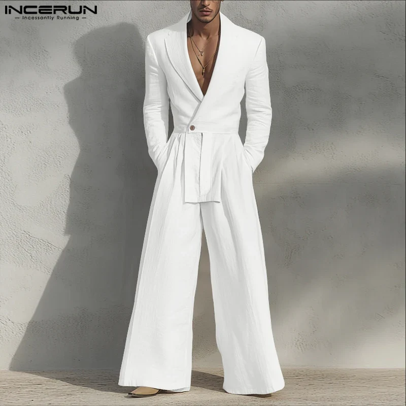2 Tlg Set Männer Hose Blazer Haremshosen Pumphosen Pluderhosen Hosenrock Herren
