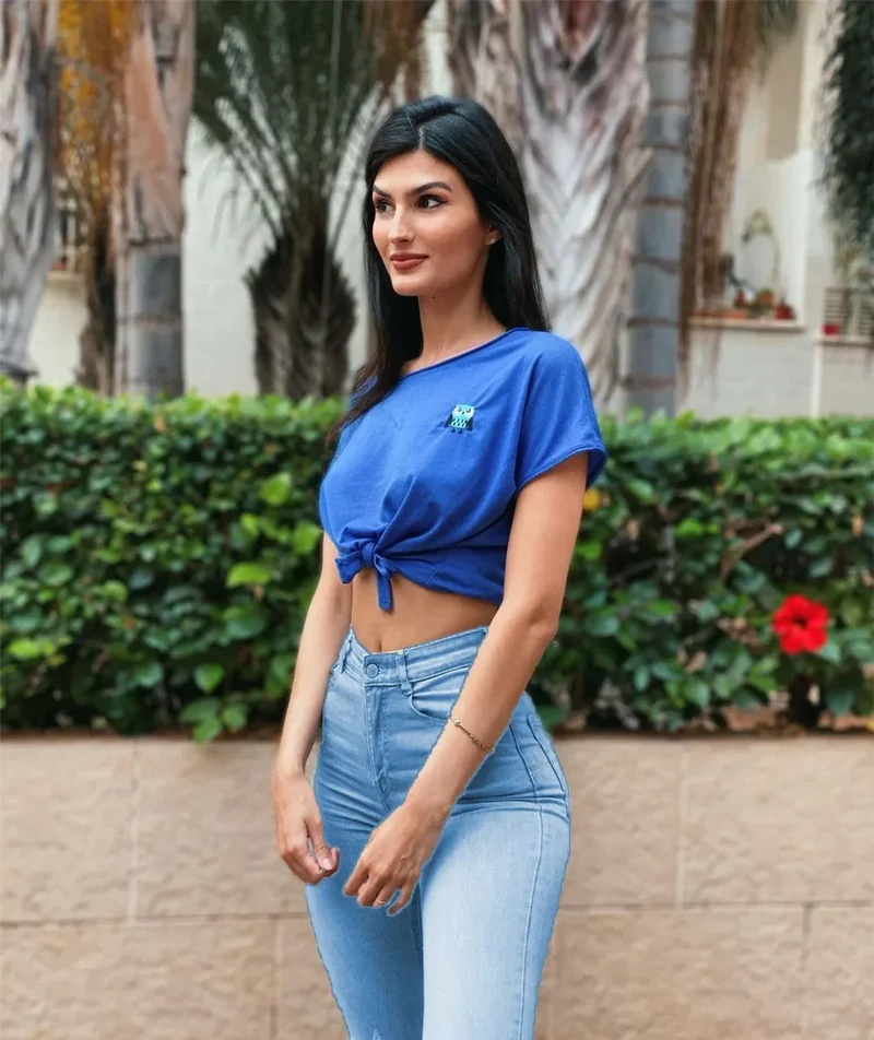 Sexy Damen Jeans Bleistift Denim Hose Butt Lifting Style