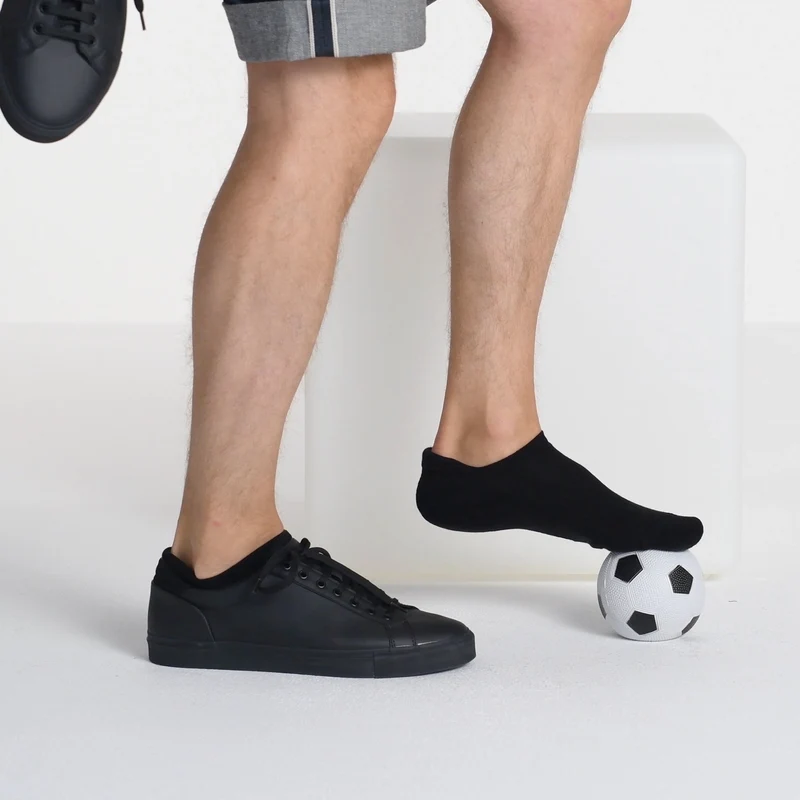 Shorty Sneaker Socken / Schwarz