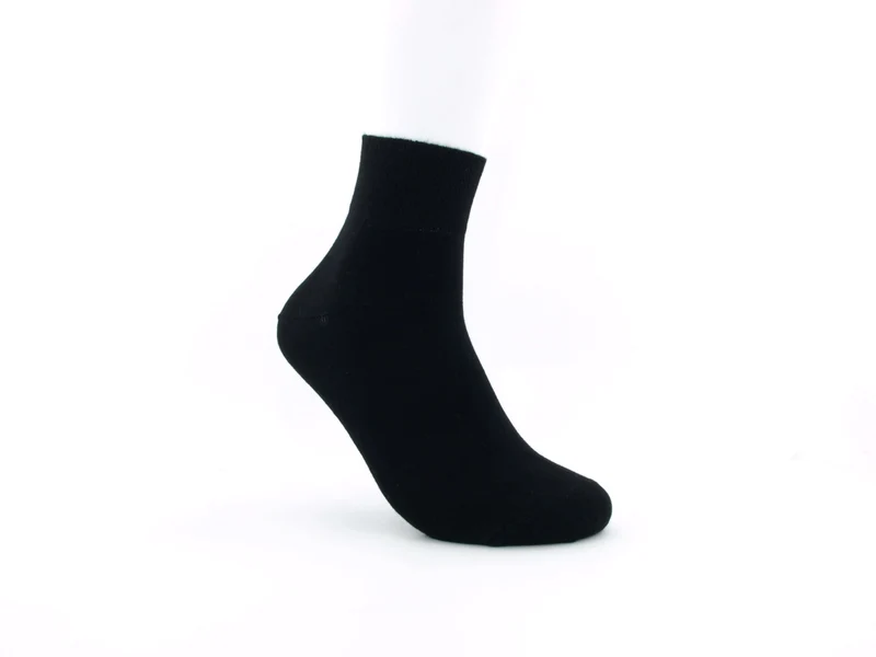 1 Paar Kurzschaftsocken "Bambus" schwarz