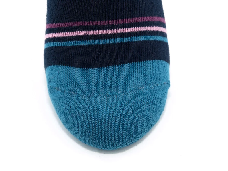 3 Paar Bootsocks Kinder lila/türkis