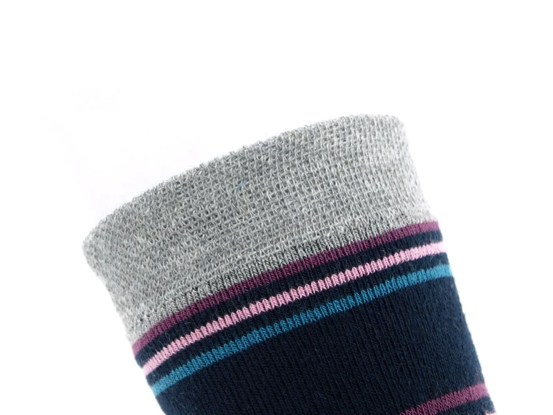 3 Paar Bootsocks Kinder lila/türkis