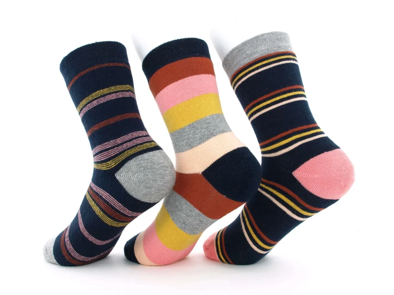 3 Paar Bootsocks Kinder rosa/gelb
