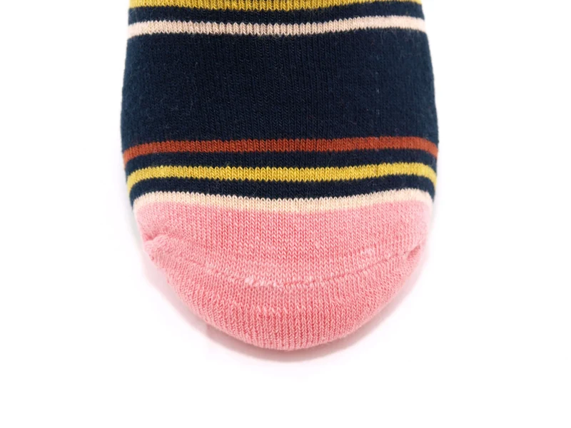 3 Paar Bootsocks Kinder rosa/gelb