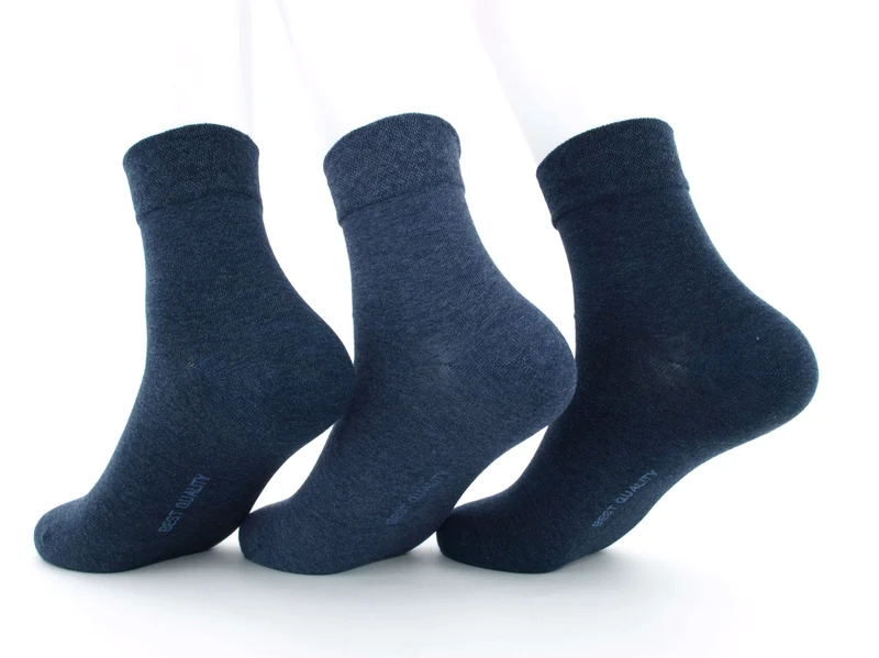 3 Paar Kurzsocken Herren Jeanstöne