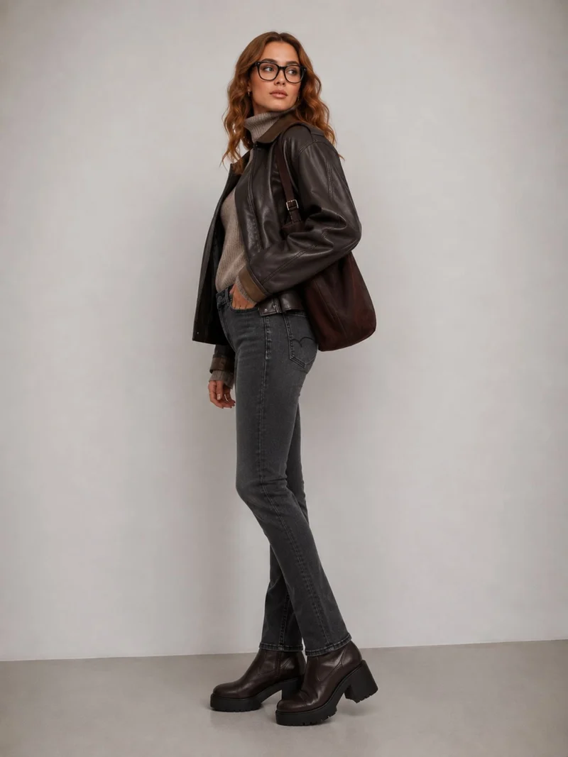 MAVI - SOPHIE, Slim Skinny Fit, Mid-Waist, Smoke Memory