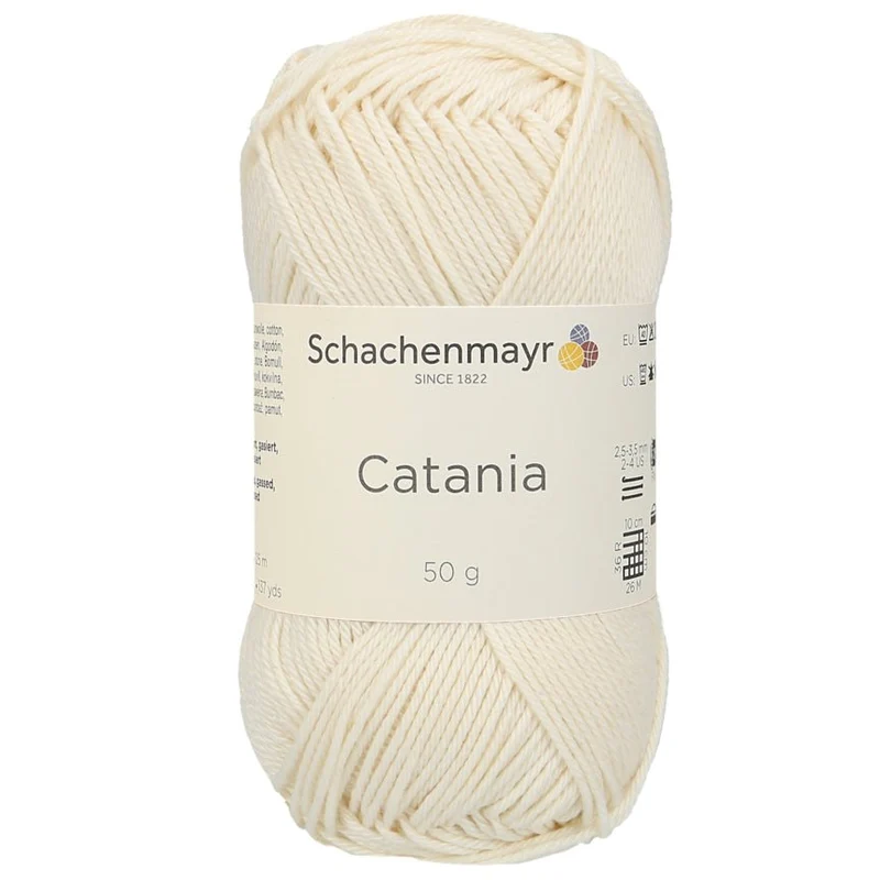 Catania | Baumwolle | 125m/50g | Farbe 130 - Creme