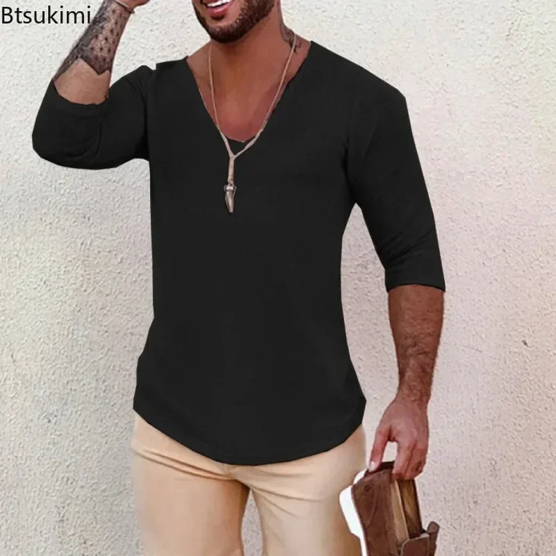 Herren Pullover Sweatshirt Leichter Pulli Sweater Langarm Shirt Strickpullover