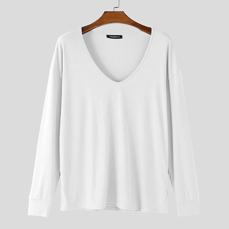 Herren Pullover Sweatshirt Leichter Pulli Sweater Langarm Shirt Strickpullover