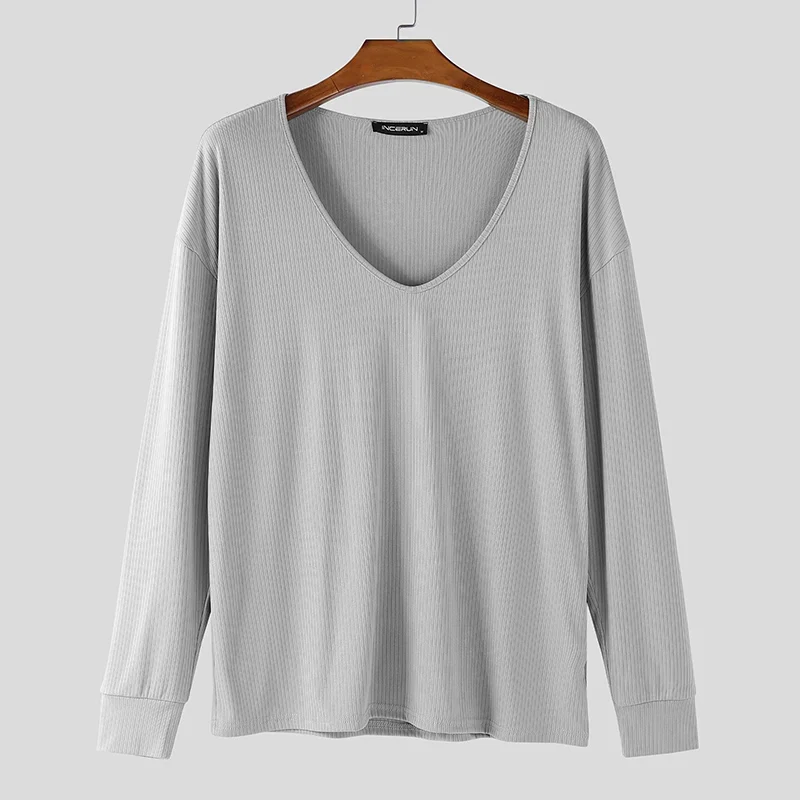 Herren Pullover Sweatshirt Leichter Pulli Sweater Langarm Shirt Strickpullover