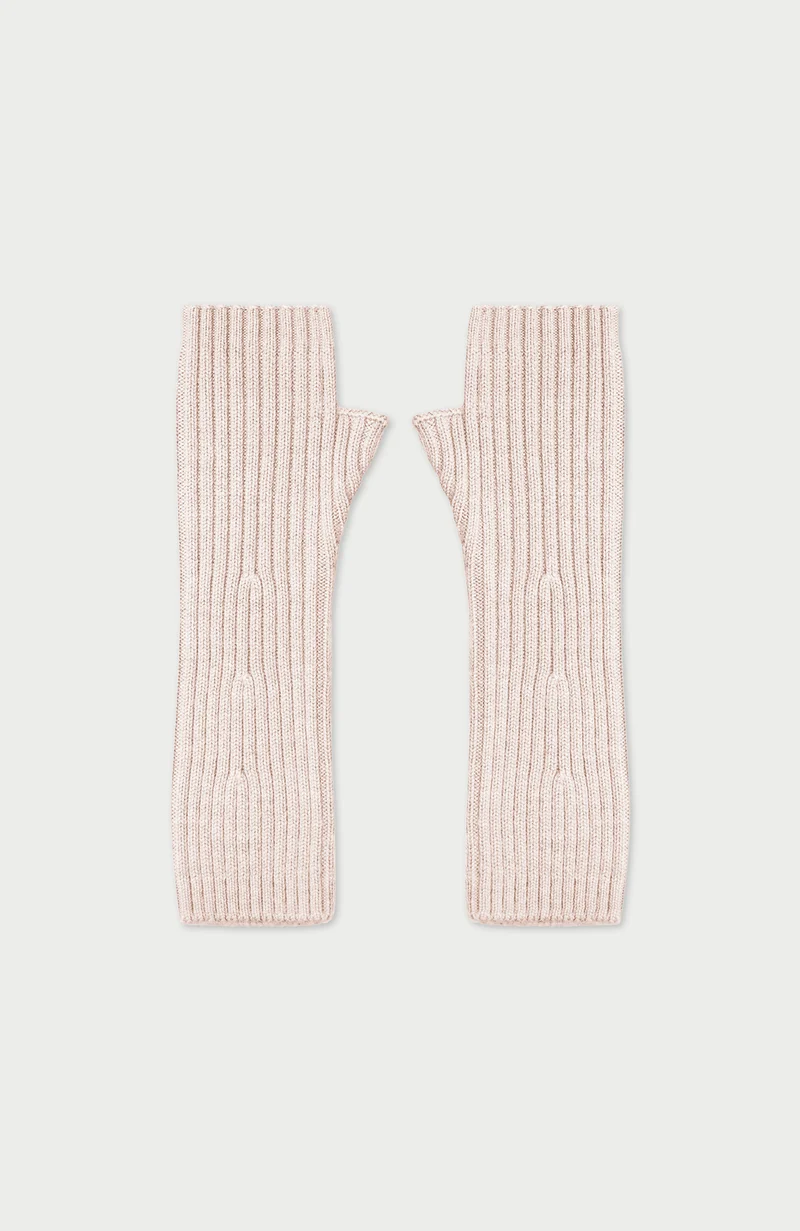 Gerippte fingerlose Damenhandschuhe aus Merino Activewear