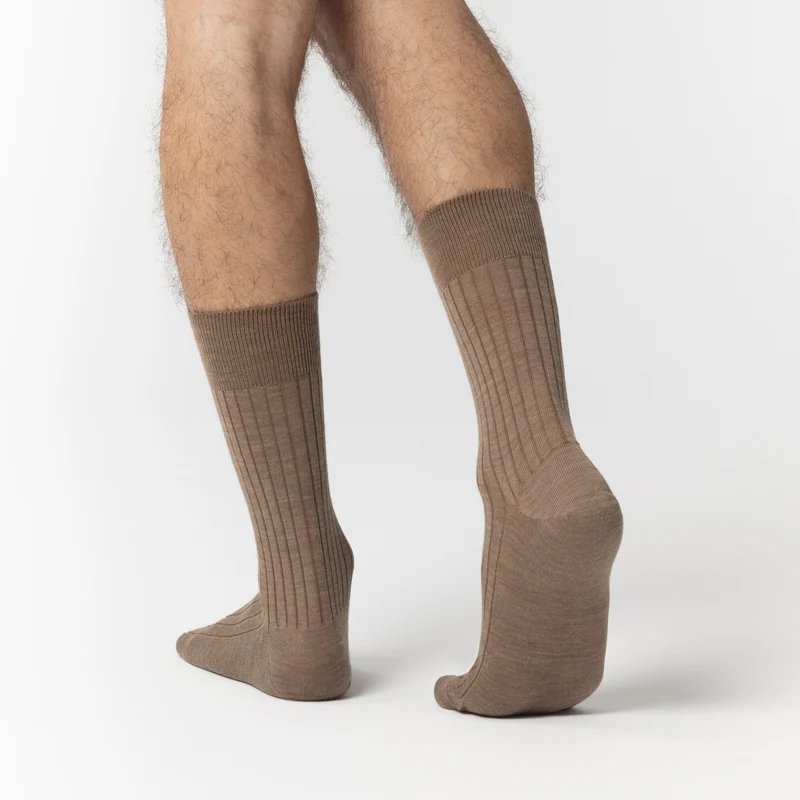 Merino Wollsocken / Cappuccino