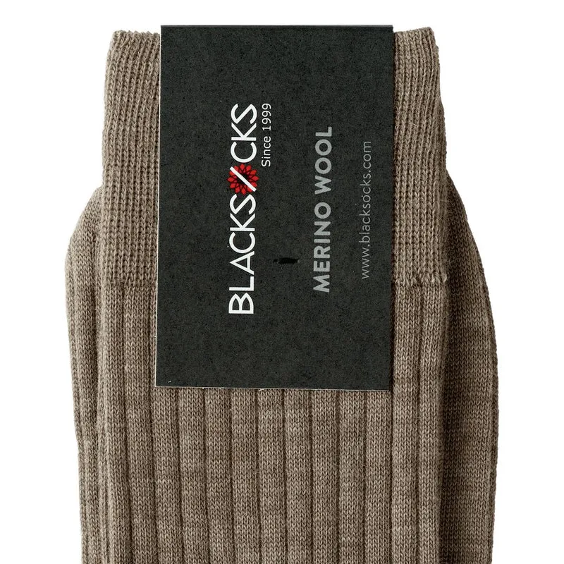Merino Wollsocken / Cappuccino