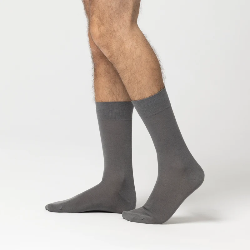 Kaschmir Modal Socken / Grau