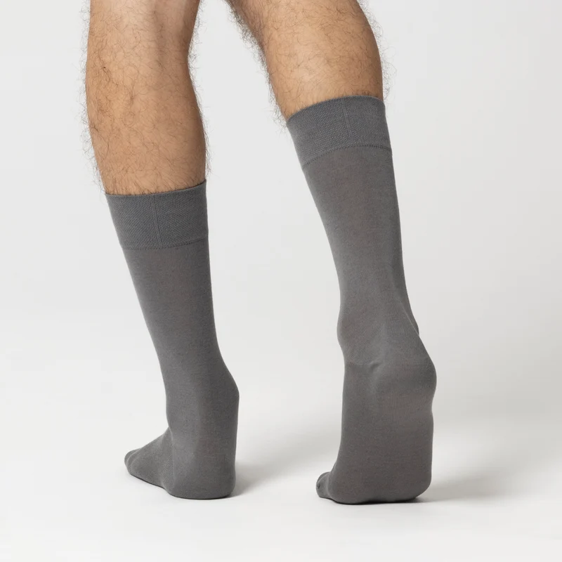 Kaschmir Modal Socken / Grau