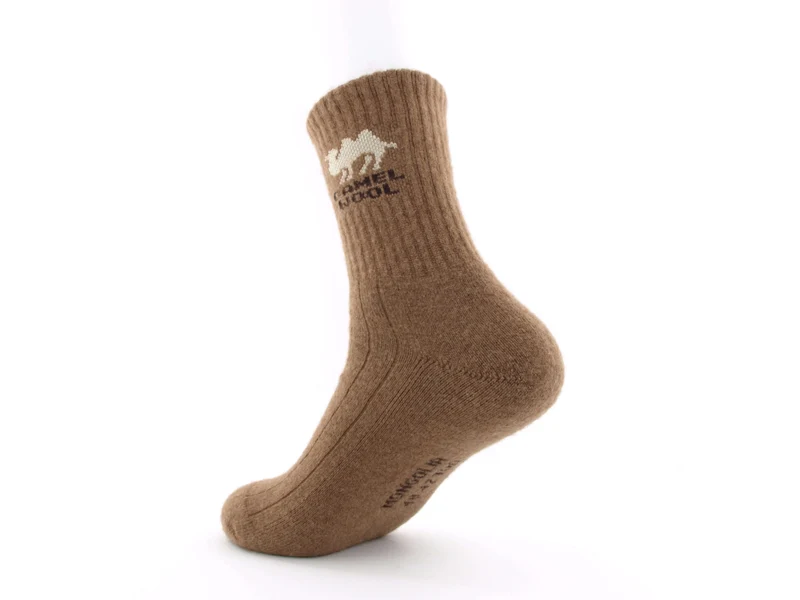 1 Paar Wollsocken Kamelwolle