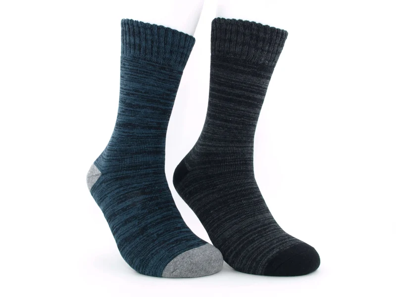 2 Paar Thermosocken Herren Design petrol/anthrazit