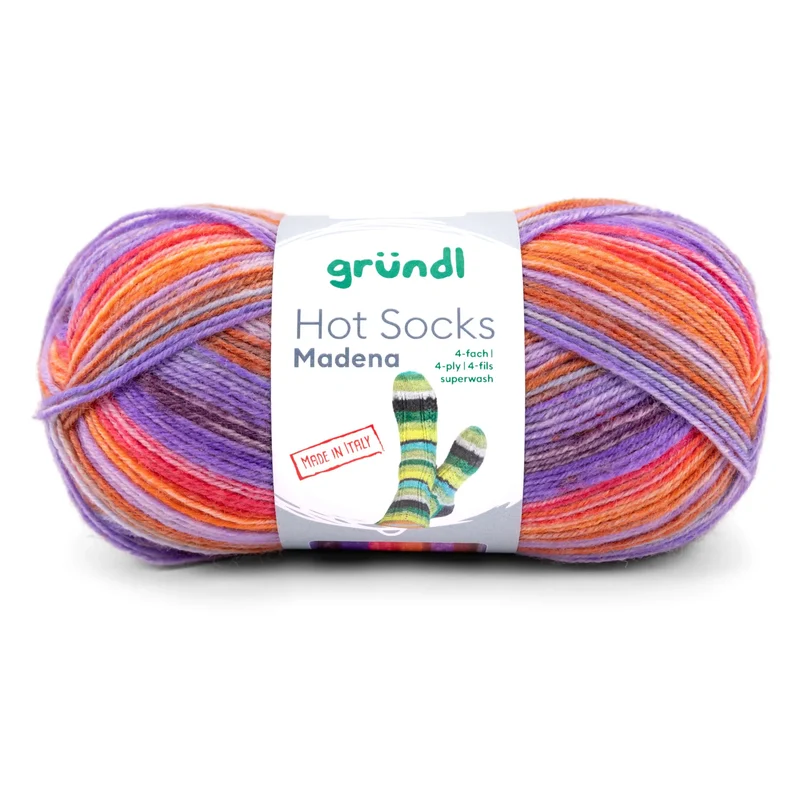 Strickset 7 x Hot Socks Madena