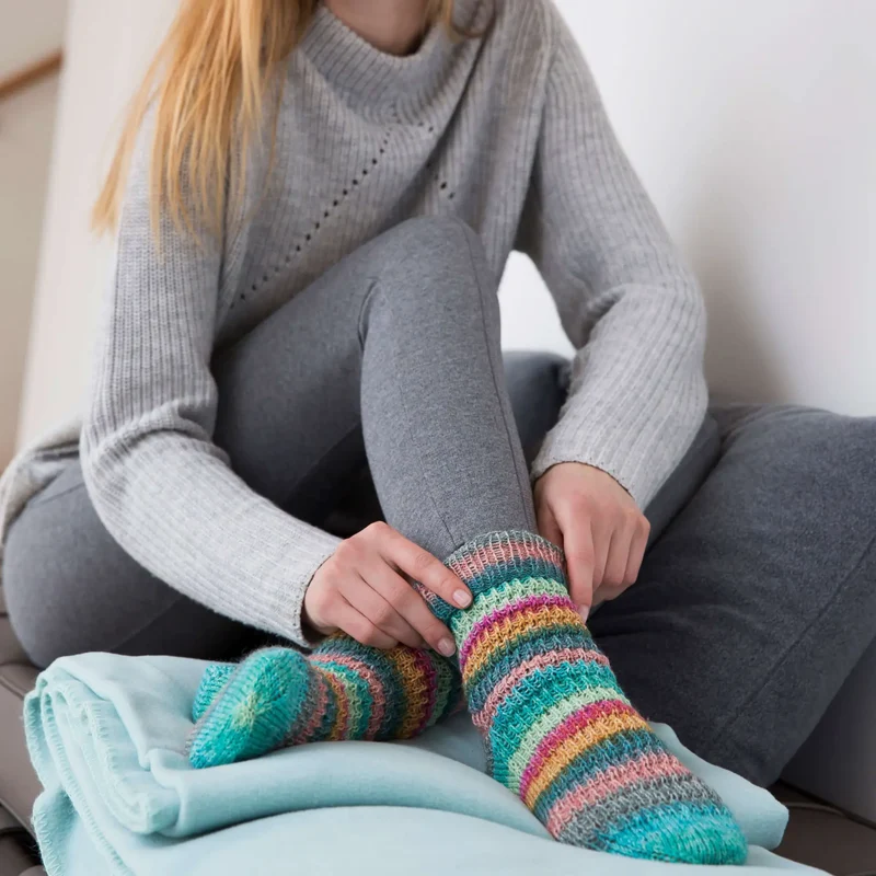 Strickset 7 x Hot Socks Madena