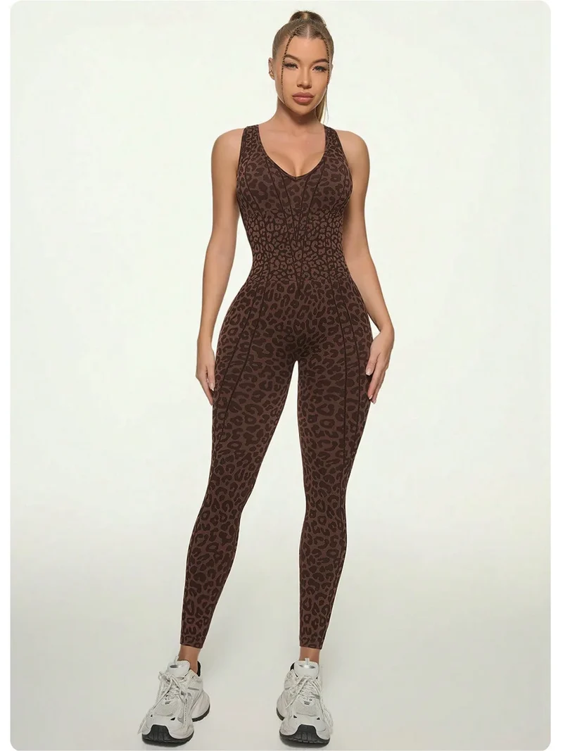 Damen Overall Bodycon Jumpsuit Streetwear Fitness-Strampler Leggins Yoga Hose