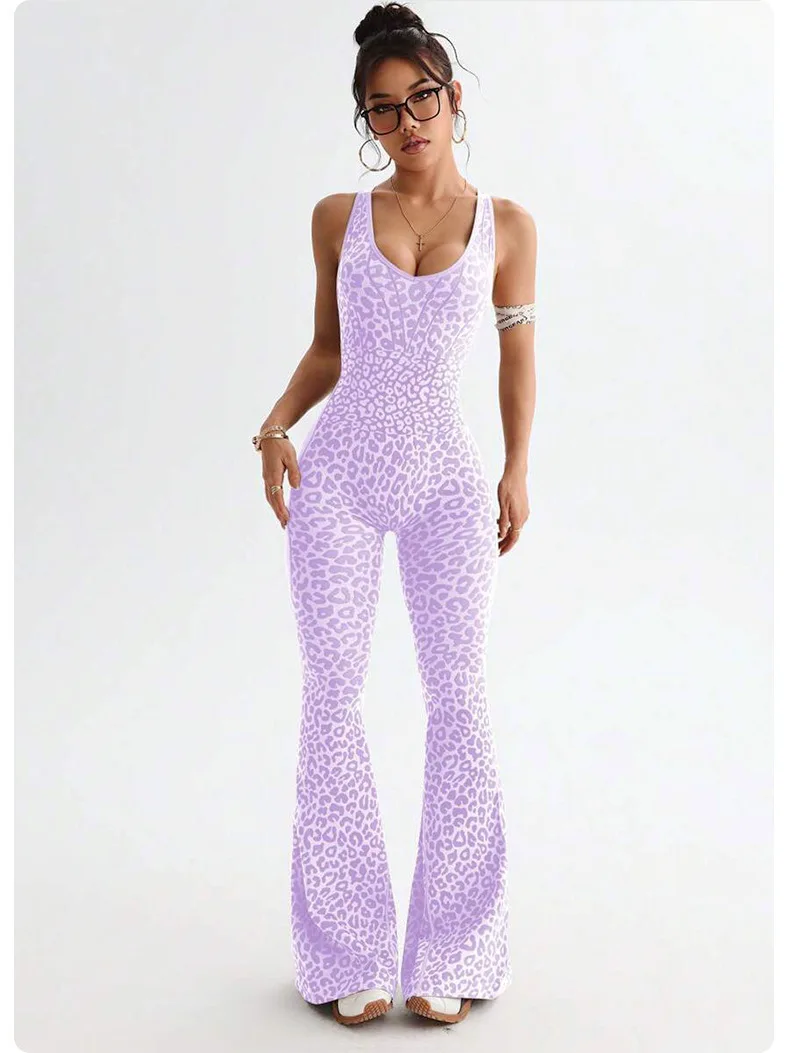 Damen Overall Bodycon Jumpsuit Streetwear Fitness-Strampler Leggins Yoga Hose