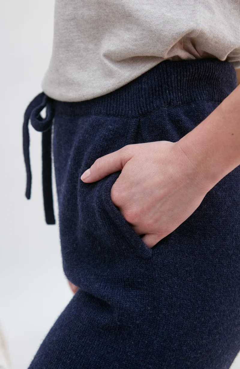 Womens Lambswool Knitted Trousers