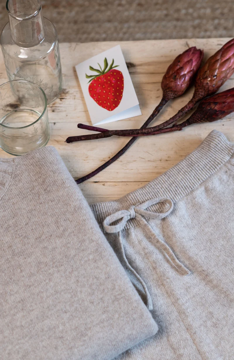 Womens Lambswool Knitted Trousers
