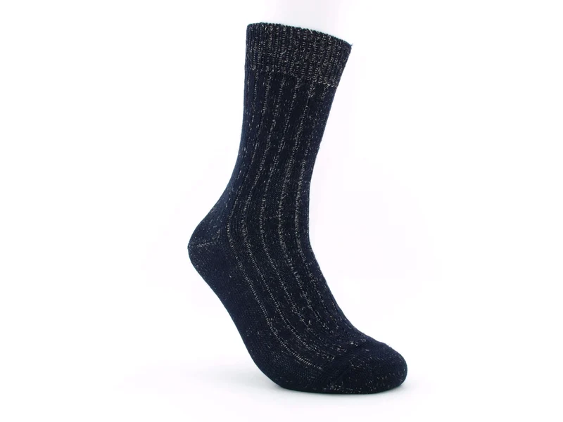 1 Paar Wollsocken mit Hanf