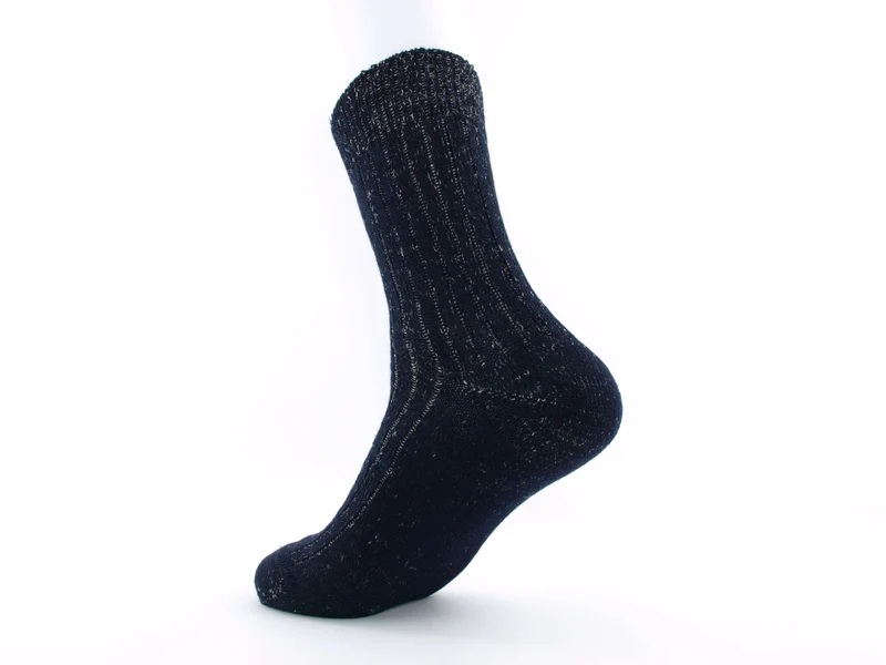 1 Paar Wollsocken mit Hanf