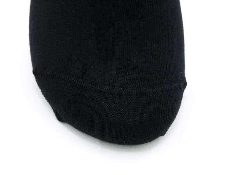 1 Paar Bio-Baumwolle Socken Rollrand schwarz